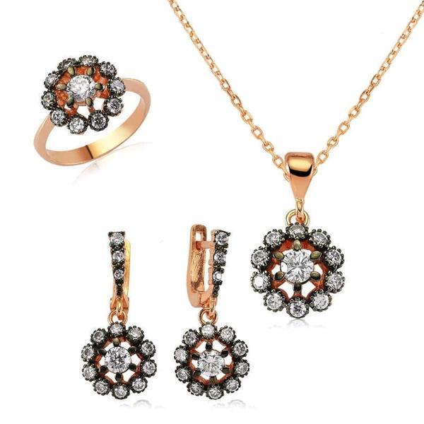 Supertrend Gümüş Elmas Model Çiçek Bayan Set - Image 1