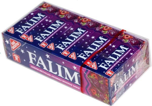 Falım Orman Meyveleri Aromalı Şekersiz Sakız 7 g (20 ADET) - Image 1