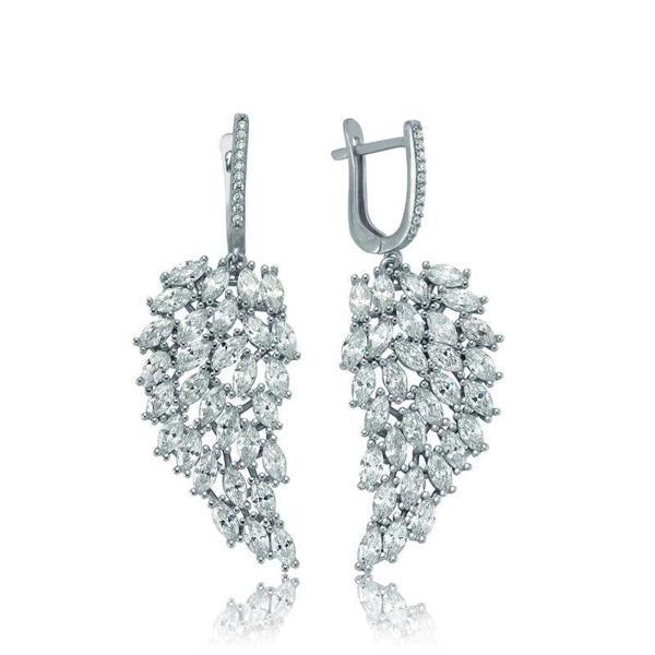 Supertrend Gümüş Melek Kanadı Küpe - Image 1