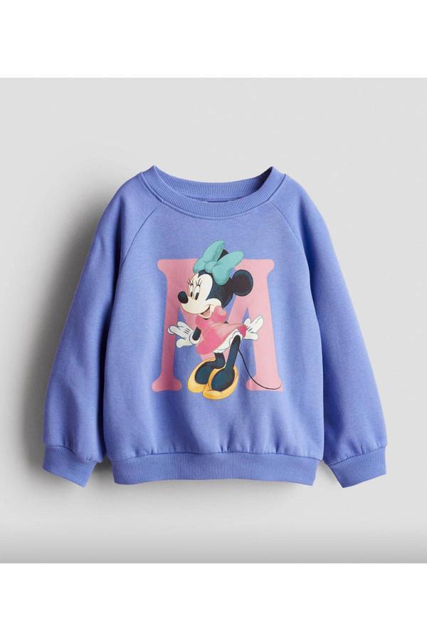  Karakter Baskılı Sweatshirt - Image 1