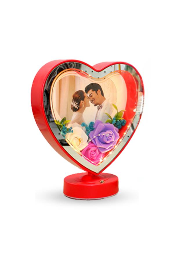 Büro Ev Ofis Hediyesi için 25X22CM Kapli Led Fotoğraf Çerçevesi - Image 1