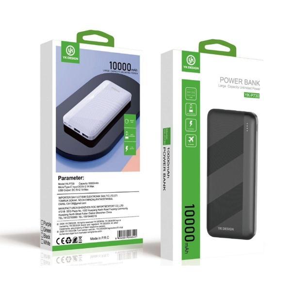 Büro Ev Ofis Kamp için 10.000MAH Hılı Şarjlı Micro Type-C USB Powerbank - Image 1