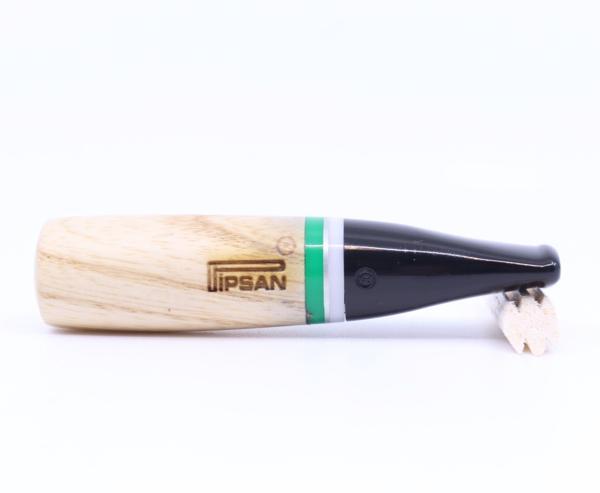 Pipsan Toscanello  Backwoods Ağızlık Naturel - Yeşil/Beyaz Şeritli - Image 1