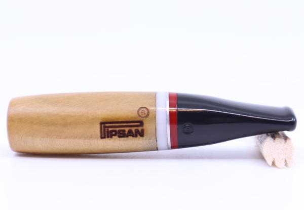 Pipsan Toscanello  Backwoods Ağızlık Naturel - Kırmızı/Beyaz Şeritli - Image 1