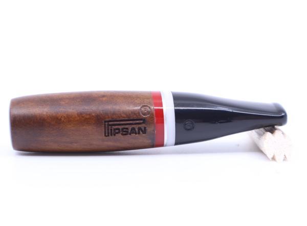 Pipsan Toscanello  Backwoods Ağızlık Kahverengi - Kırmızı/Beyaz Şeritli - Image 1