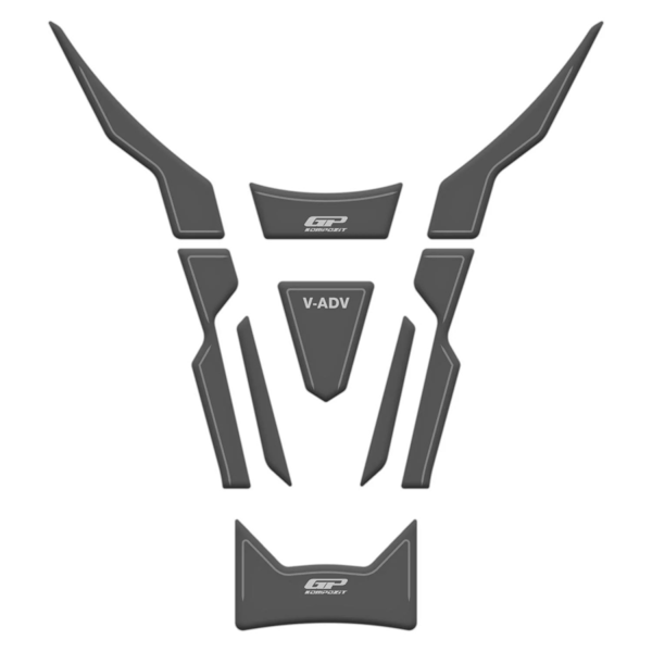 GP KOMPOZİT RKS FRECCIA 150 2022-2024 UYUMLU TANK PAD GRİ - Image 1