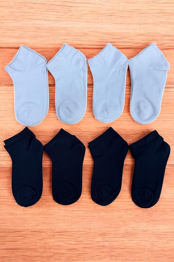 8 Çift Burun Dikişsiz Çocuk Patik - Image 1