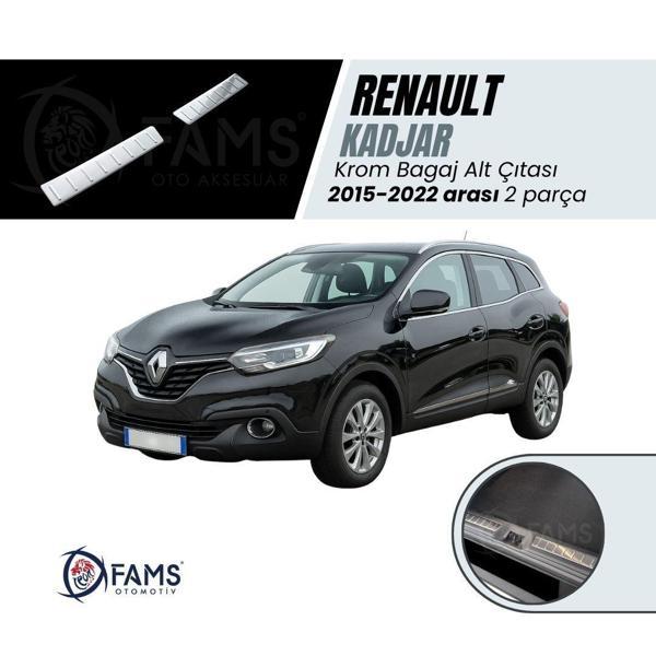RENAULT KADJAR 2015-2022 Arası Bagaj İç Eşik Koruma 2 Prç. P.Çelik TAŞLI - Image 1