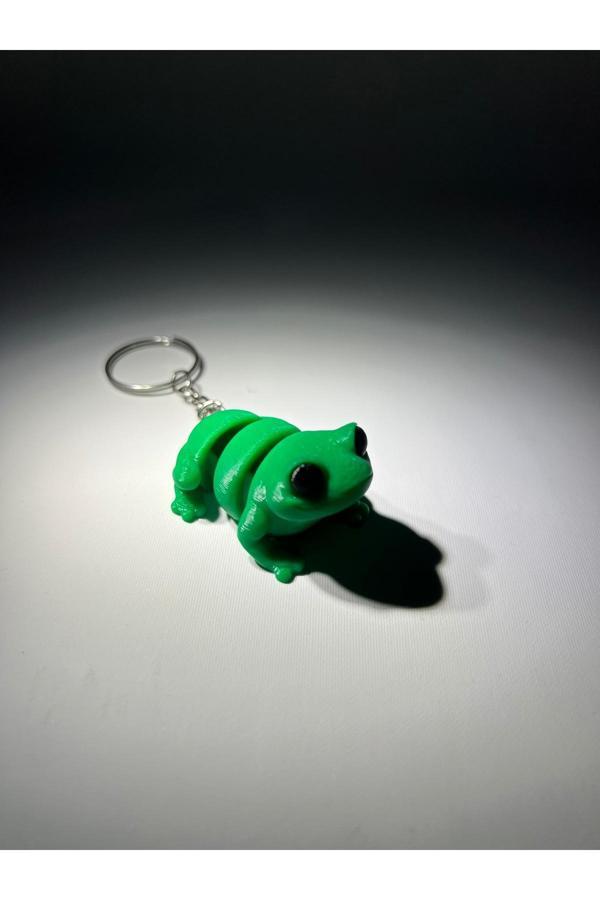 Fabriq 3D Bebek Kurbağa Eklemli Anahtarlık - Image 1