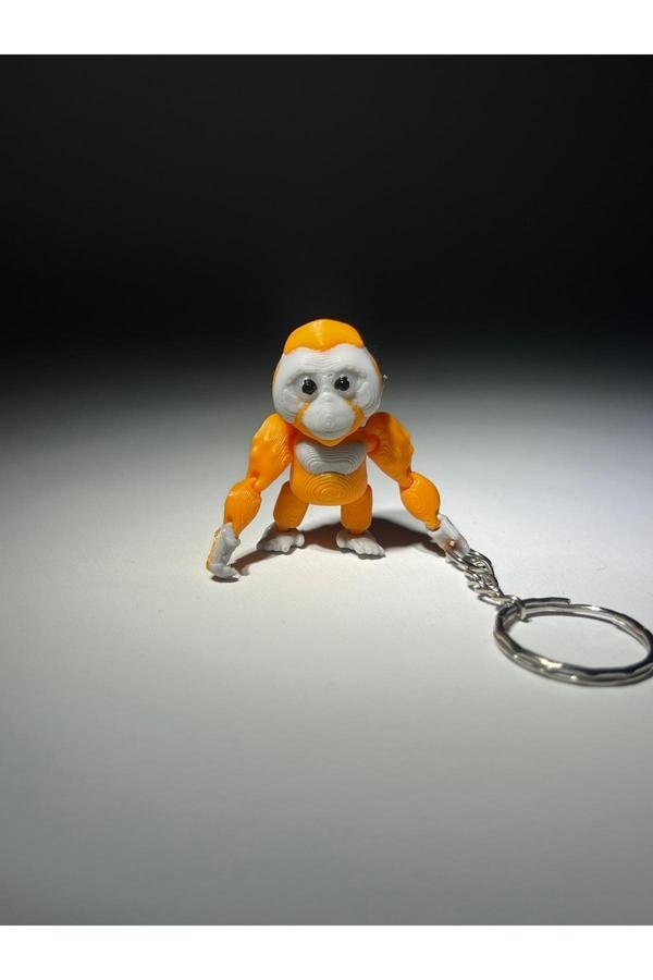Fabriq 3D İyimser Orangutan Eklemli Anahtarlık - Image 1