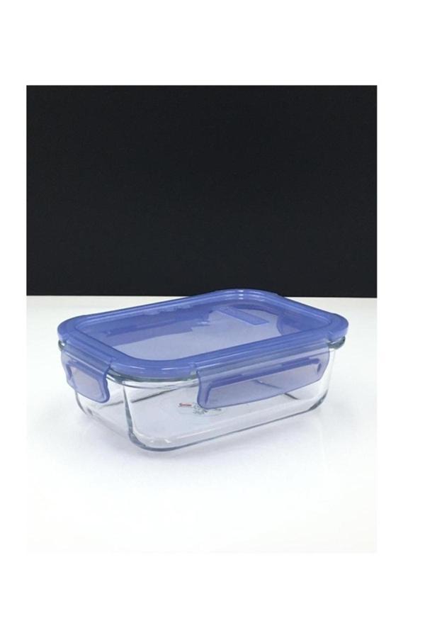 Paşabahçe 530176 Mavi Lockie Lock Kapaklı Saklama Kabı 640 Cc - Image 1