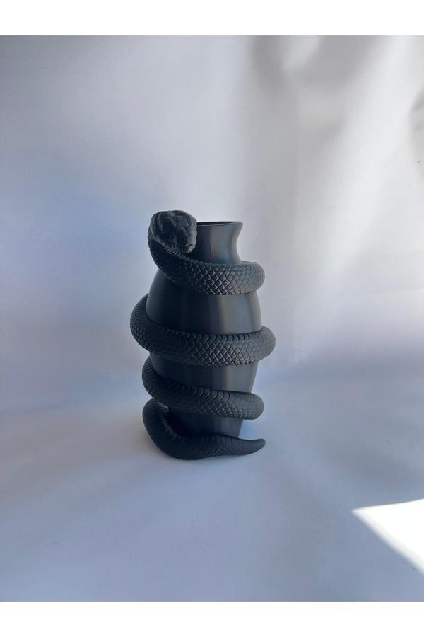 Fabriq 3D Yılan Sarılmış Vazo - Image 1