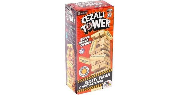 Cezalı Jenga Tower Ahşap Denge Oyunu -TotteriQ 7306 - Image 1