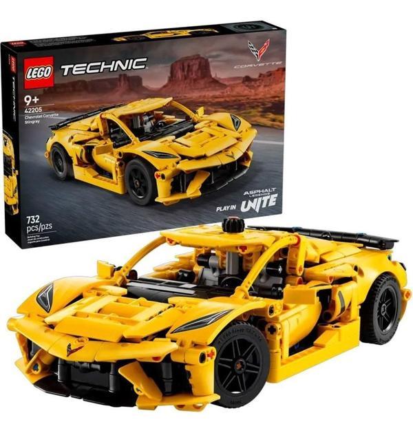 LEGO Technic Chevrolet Corvette Stingray 732 Parça +9 Yaş 42205 - Image 1