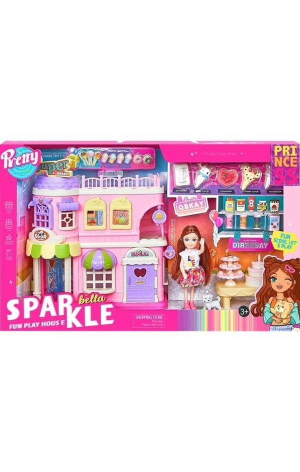 Sparkle Bella Princess Eğlenceli  2 Katlı Mağaza Seti - Image 1