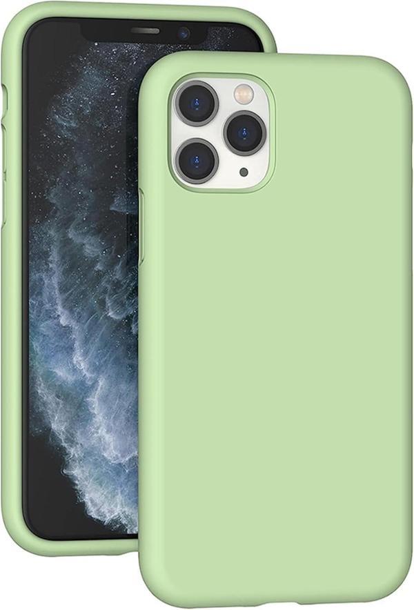 IPhone 11 Silikon Kılıf, 6.1 inç Ekran Uyumlu, Açık Yeşil Renk - Image 1