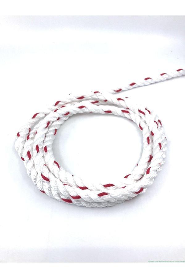Halatçı Marin Beyaz - 12 Mm Yüzen Üçkol Halat 20 Metre - Batmayan Tonoz-Çapa- Polipropilen Tekne Halat - Image 1
