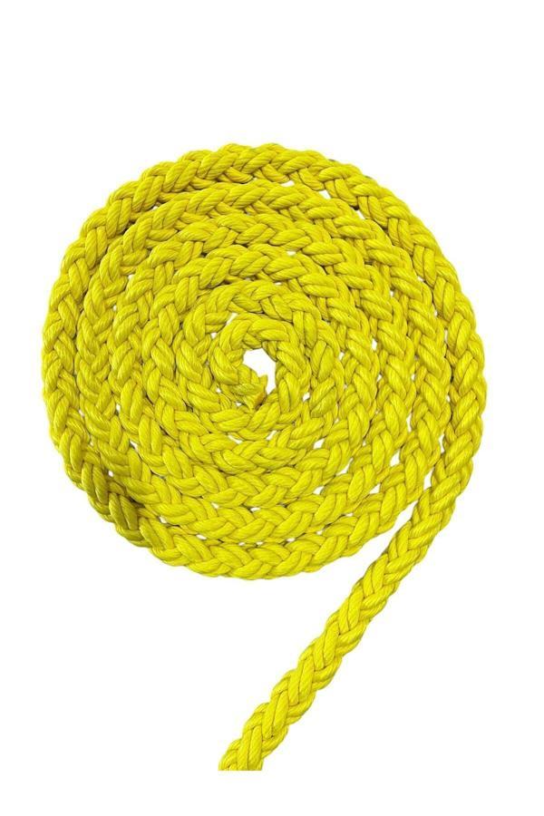 Halatçı Marin Sarı - 18 Mm 8 Kollu Yüzen Halat - 20 Metre - Poliproplen Halat - Image 1