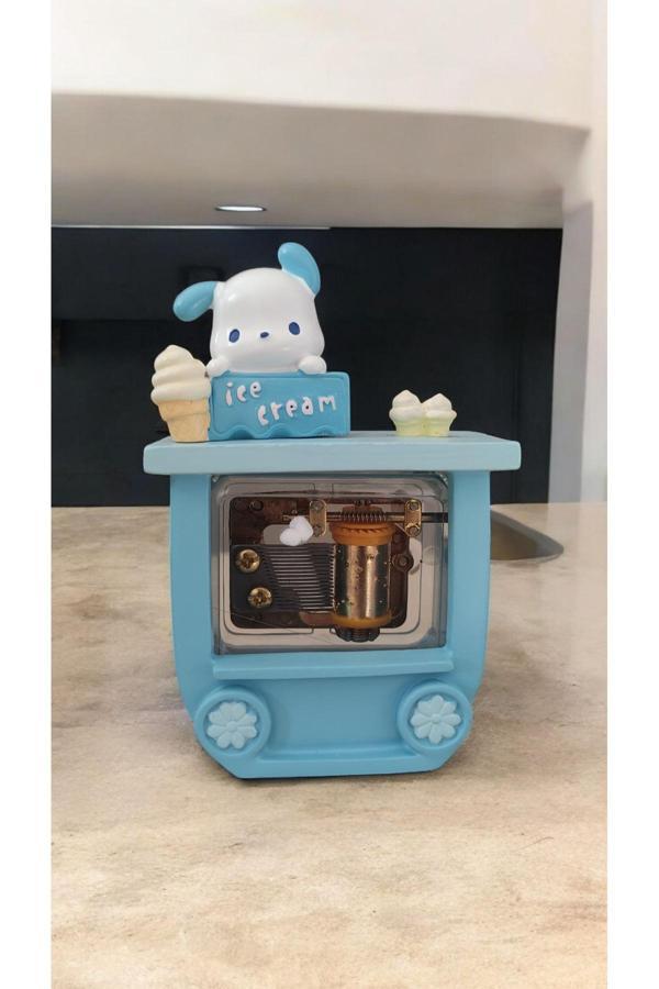Daily Queen Cinnamoroll Pompompurin Kuromi Sevimli Dondurma Arabası Müzik Kutusu - Image 1