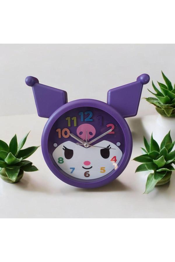 Daily Queen Kuromi Masa Üstü Alarmlı Çalar Saat A Kalite Hemde Çok Şık - Image 1