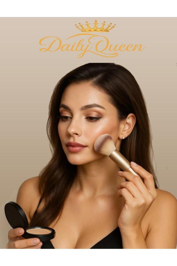 Daily Queen Makyaj Fırça Seti Deri Çantalı Lüx Ve Kaliteli - Image 1