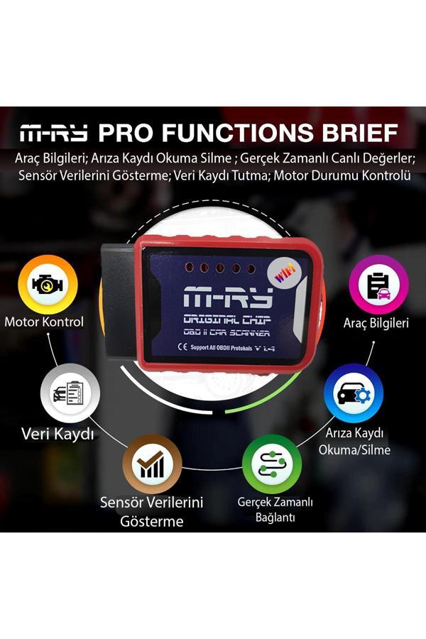 Mry Oto Aksesuar M-Ry Pro Wi-Fi Reno Bmw Ddt4All Bimmercode Uyumlu Arıza Tespit Ve Gizli Özellik Açma - Image 1