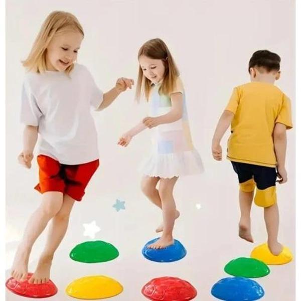 Çocuk Yarım Küre denge Ve Koordinasyon Adası 6 Lı Set - Image 1