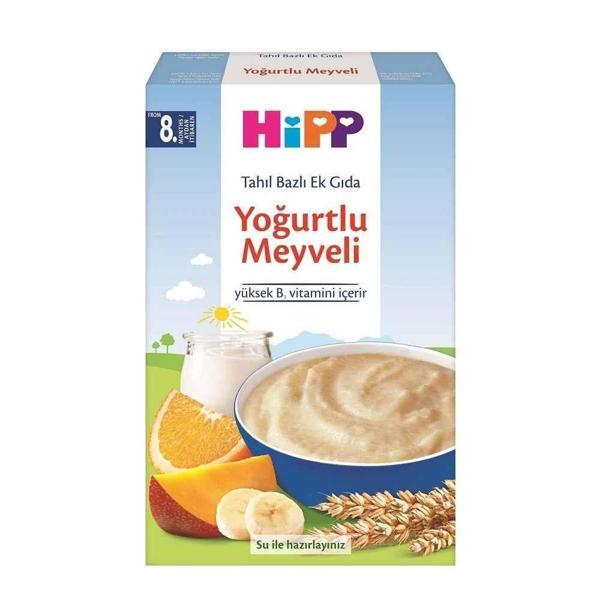Hipp Organik Sütlü Yoğurtlu Meyveli Tahıl Bazlı Ek Gıda 250 Gr - Image 1