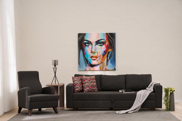 Aly Serisi Yataklı Sandıklı Koltuk Takımı Antrasit - Image 1