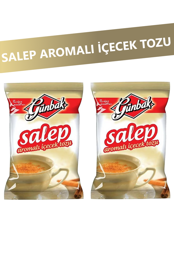 Günbak Salep Aromalı İçecek Tozu 250 gr x 2 Adet - Image 1