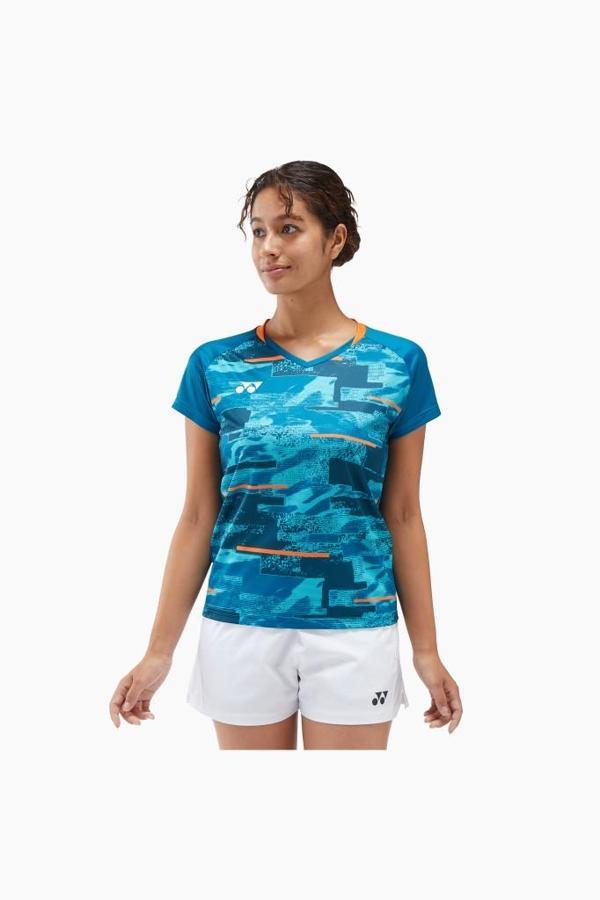 Yonex YY24 YW0034 Kadın Spor Mavi Yeşil Tişört - Image 1