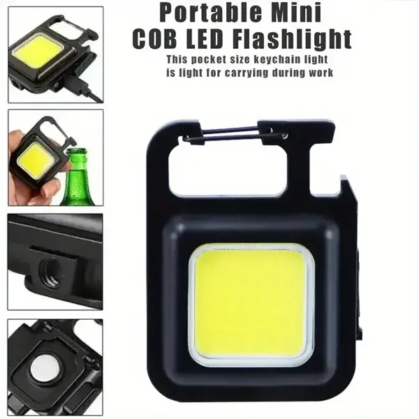Anahtarlıklı Fener Fener Cob Led   - Image 1
