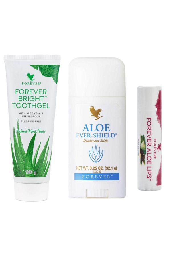 Forever Living  Aloe Ever- Deodorant (Stick Rolon Koltukaltı) + Diş Macunu Brıght Aloe Vera Ve Aloe Lips - Image 1