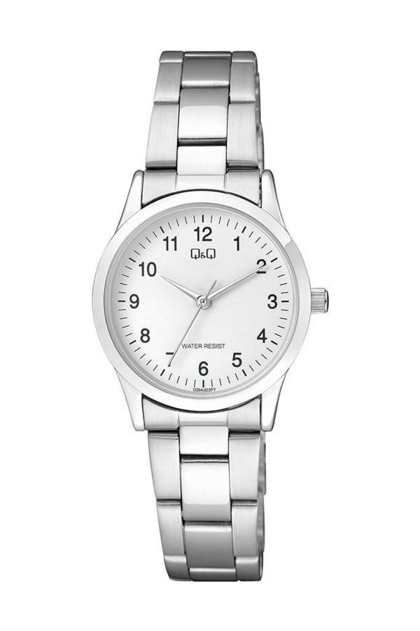 QQ C09A-003PY Metal Kordon Metalik Kadın Kol Saati - Image 1