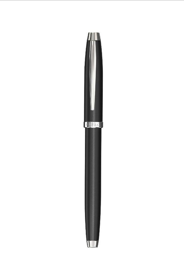 Santa Barbara Polo Racquet Club SBP.1.1002-1 Seramik Mat Dış Yüzey Yazı Rengi Siyah 0.6mm Roller Dolma Kalem ve Tükenmez - Image 1