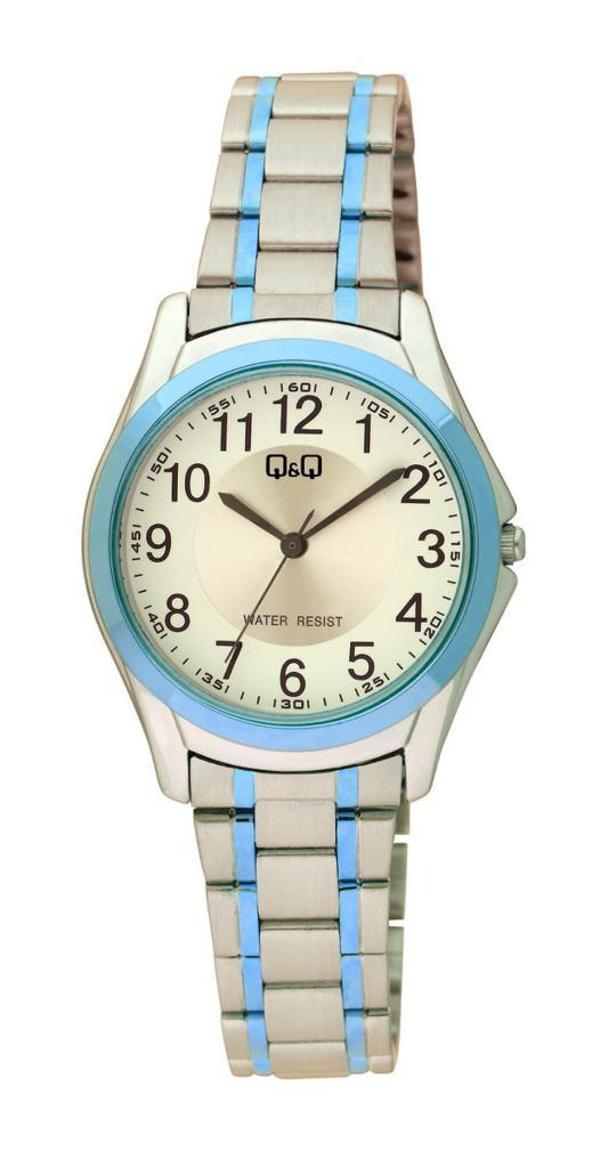 QQ C55A-003PY Metal Kordon Metalik-Altın Kadın Kol Saati - Image 1