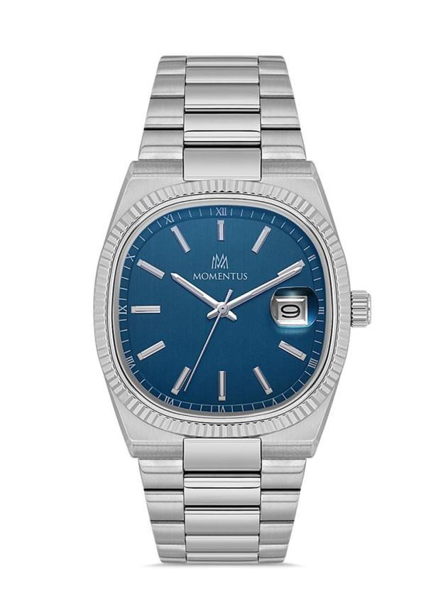 Momentus CM262S-11SS Çelik Kordon Çelik Kasa 3 ATM Suya Dayanıklı Metal Renk Kadın Kol Saati - Image 1