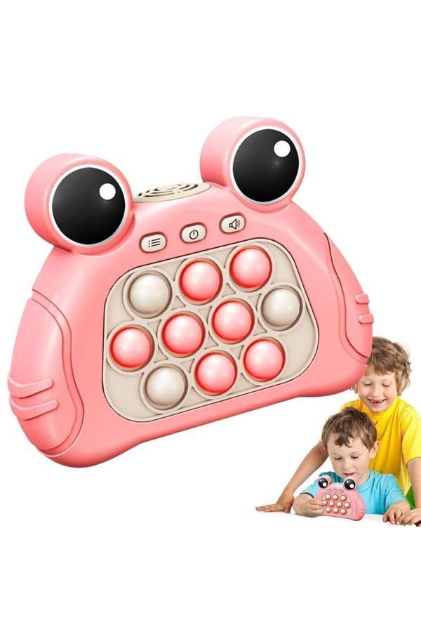 Pilli Sesli Işıklı Elektronik Popit - Eğlenceli Elektronik El-Göz Koordinasyonu Geliştirici Oyuncak - Image 1