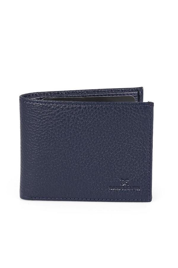 Daniel Klein DKL0171-2 Gerçek Deriden Üretilme Lacivert Erkek Cüzdan&Kartlık - Image 1