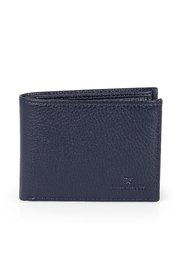 Daniel Klein DKL0789-2 Gerçek Deriden Üretilme Lacivert Erkek Cüzdan&Kartlık - Image 1