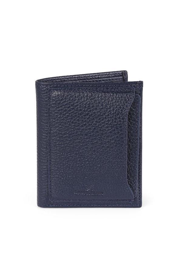 Daniel Klein DKL1353-2 Gerçek Deriden Üretilme Lacivert Erkek Cüzdan&Kartlık - Image 1