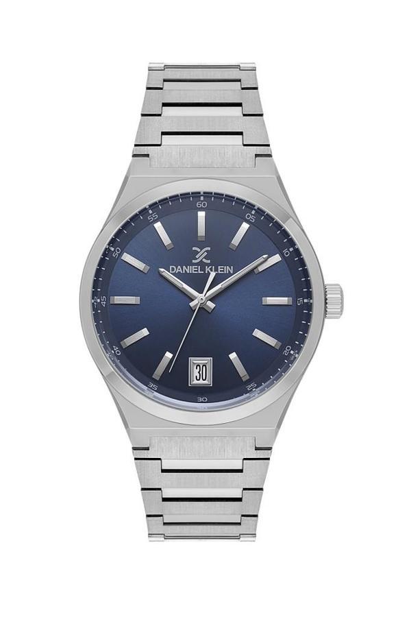 Daniel Klein DK.1.14061-7 Metal Kasa Metal Kordon Takvimli Metalik Renk Erkek Kol Saati - Image 1