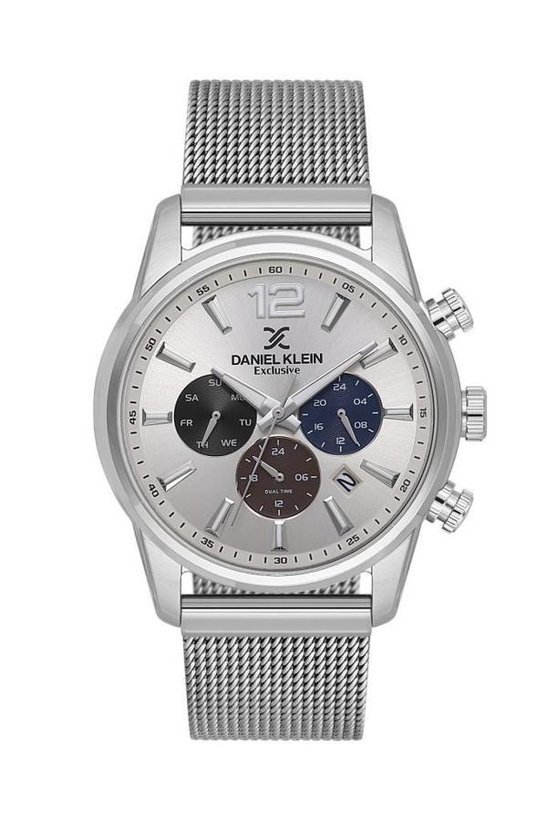 Daniel Klein DKE.1.10883-6 Hasır Kordon Exclusive Fonksiyonlar Aktif 3 Atm Suya Dayanıklı Metalik Renk Erkek Kol Saati - Image 1