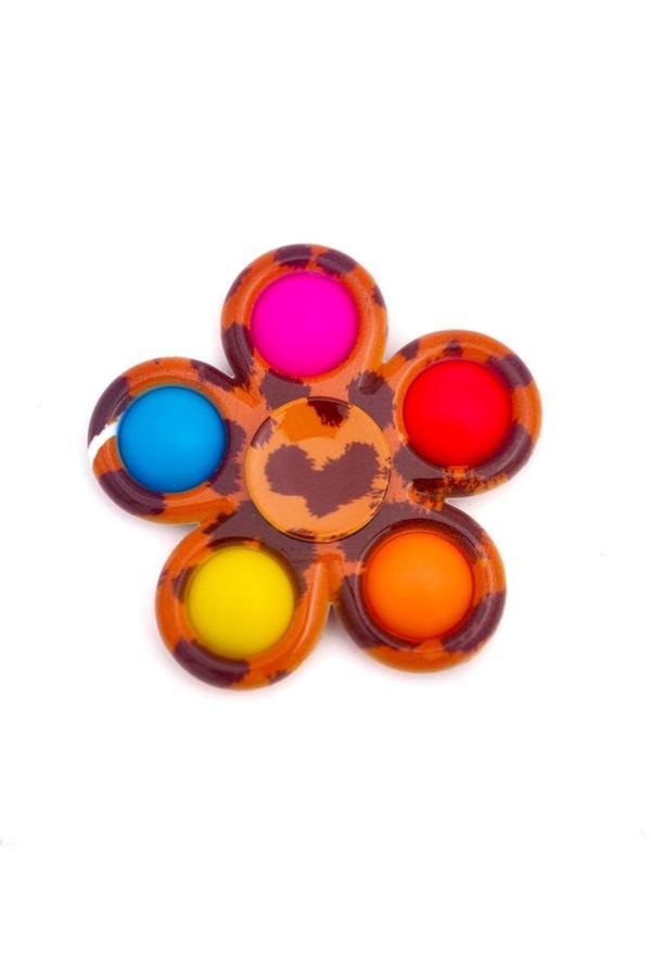 Popit Stres Çarkı Oyuncak - Popitli Renkli Stres Çarkı - Image 1