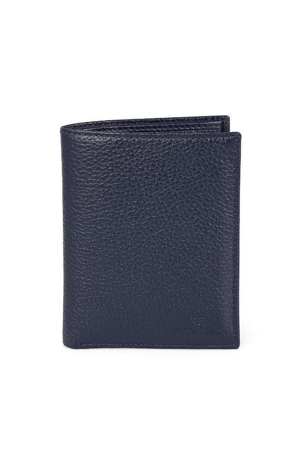 Daniel Klein DKL1344-2 Geniş Hacimli Gerçek Deriden Üretilme Lacivert Erkek Cüzdan&Kartlık - Image 1