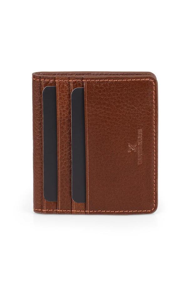 Daniel Klein DKL5239-4 Gerçek Deriden Üretilme Kahverengi Erkek Cüzdan&Kartlık - Image 1