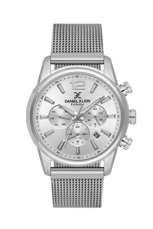 Daniel Klein DKE.1.10883-1 Hasır Kordon Exclusive Fonksiyonlar Aktif 3 Atm Suya Dayanıklı Metalik Renk Erkek Kol Saati - Image 1