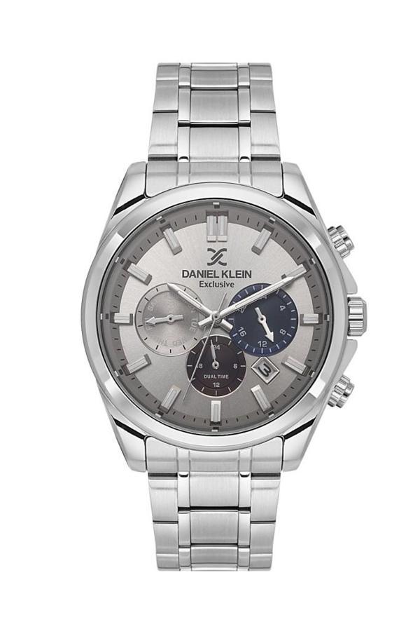 Daniel Klein DKE.6.10905-4 Exclusive Fonksiyonlar Aktif Çelik Kaplama Metalik Renk Erkek Kol Saati - Image 1