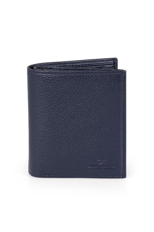 Daniel Klein DKL0067-2 Geniş Hacimli Gerçek Deriden Üretilme Lacivert Erkek Cüzdan&Kartlık - Image 1
