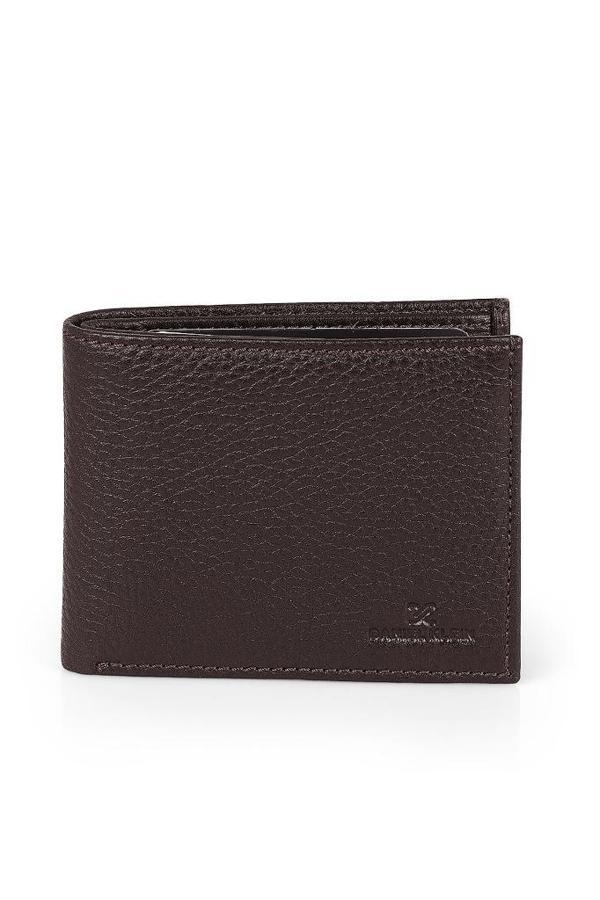Daniel Klein DKL0171-3 Gerçek Deriden Üretilme Kahverengi Erkek Cüzdan&Kartlık - Image 1